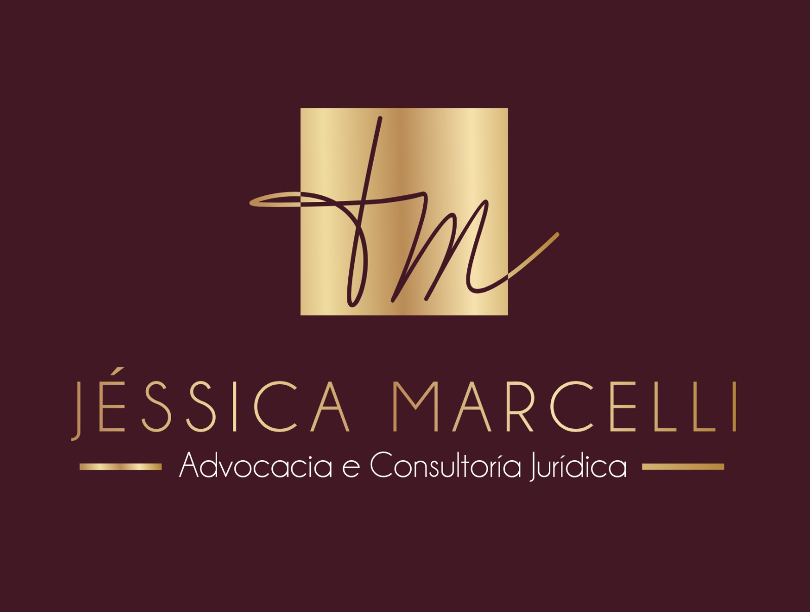 Logotipo da Dra. Jéssica Marcelli, Advocacia e Consultoria Jurídica